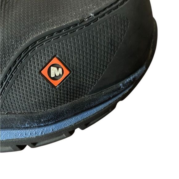 Merrill Men's Black and Blue Work Shoes Size 6.5 - Picture 7 of 15